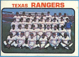 1973 Topps Baseball Cards      007       Texas Rangers TC